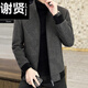 
Xie Xian jacket men's wool coat short wool jacket trendy middle-aged wool casual men's clothing 20936-836 khaki green 175 (115-130Jin[Jin equals 0.5 kg])