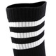 Adidas (Adidas) Neue lässige Sportsocken für Männer und Frauen, Rennen und Fitness-Training bequeme und atmungsaktive Mid-Tube-Socken FH6629 Black S [35-38 Größen]