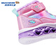 Skechers斯凯奇儿童秋冬保暖运动鞋舒适闪灯休闲棉靴302677L 677L粉红色/多彩色/PKMT 32