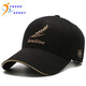 COZOK Hat Men's Baseball Cap Spring and Autumn New Casual Outdoor Sports Peaked Hat Trendy Brand Women's Fashion Wheat Hat Black Wheat Style Adjustable (54-59CM) Men and Women Can Wear