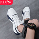 Red Dragonfly men's shoes with sole leather autumn and winter casual shoes men's dad shoes thick sole heightening shoes men WXA342463 white blue 41
