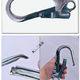 Outdoor hook, high-altitude work safety belt, large hook, large opening hook, insurance hook, steel pipe, large galvanized chrome hook SN galvanized large hook