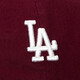 American Professional Baseball (MLB) flagship official website men's and women's hats spring and summer soft top sports baseball hat casual sun hat baseball cap birthday gift Los Angeles Dodgers/burgundy/77 One size F