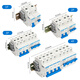Two-way dual power automatic conversion switching air switch interlock circuit breaker dual-way controller 220v 63A 4p
