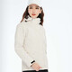 
BRELRMON Korean version of windproof jacket for women and men, outdoor coldproof three-in-one warm and removable ski mountaineering jacket jacket HS12805 m white-women M