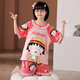
Manido Summer Children's Kulomi Pajamas Thin Cartoon Set Little Girl Pure Cotton Short Sleeve Girls Home Cotton M6636 Women [Double Short] 100cm 8 size recommended 100-105cm