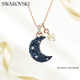 SWAROVSKI SUBLIMA Moon Imitation Pearl Necklace for Girlfriend Birthday Gift for Women 5671585