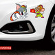 
PS cartoon car stickers scratches block waterproof electric car personalized decoration body scratches cat and mouse fuel tank car stickers cat and mouse model B/TY826-New