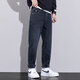 Specht Jeans Herren 2025 Sommer Thin Style Fashion Lose konisch gerader Harun Long Hosen 729 Blaugrau 28