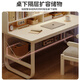 Yuemei Miu Computer Desk Desk Student Simple Desk Bookcase Bookshelf Integrated Writing Table Home Office Study Table [Shop Manager's Main Recommendation - Single Table Style] Warm White 100CM