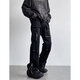 Mo Xiaodao American High Street Lumberjack Hosen Herren Spring Neue Modemarke Retro Mikro-Flare-Hosen Herren-Casual-Hosen Aprikosenfarbe [hoher Qualität] XL empfohlen 120-140jin [Jin gleich 0,5 kg]