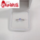 Chishe Bamboo Simple Ring Tanzanite Citrine S925 Silver Live Mouth Adjustable Colorful Crystal Jewelry Opening Adjustable Tanzanite Silver Bamboo Ring