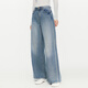 Jnby/Jiangnan Buyi [ESG] Spring y otoño Denim Pantalones sueltos de pierna ancha retro conmutando 5o9e12530 093/verde y gris s