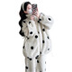 Prefang maternity wear winter wear 2025 new velvet thickened coral velvet warm maternity pajamas set home wear autumn and winter style polka dot suit plus velvet thickened L