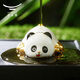 Yongfengyuan (auratic) Chinese tea set accessories, panda doll, tea pet, gift box packaging, desk tea table ornaments, Winwin cat ornaments (55mm-D style)
