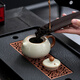 Chayan Kungfu tea set complete set Ru kiln tea set tea tray set tea table teapot household tea making set 12-piece set