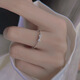 Hazel Orange 925 silver bow ring for women new style small fresh diamond simple index finger ring sweet design ring open ring 925 silver bow open ring R09