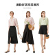 Camisa de diseño de nicho de solapa francesa Fan Silan Camisa de temperamento delgado de estilo coreano Mujeres 12083 Verde M