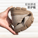 Dinggu Labor Protection Zapatos para hombres contra Smashing and Pintife Four Seasons Breathable y Ofer y Ligerae Work Security Sitio de soldadura de seguridad Funcional Bolsa de acero Brown de cuero lleno y Four Seasons Modelo 40 40