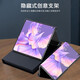 尚优琦 华为MateXS2手机壳折叠屏全包防摔镜头保护翻盖5G创意个性潮简约商务男女奢华皮纹新款硬壳 商务黑 华为Mate XS2