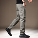 New Balance high-end American business casual pants for men in summer solid color loose straight-fitting pants for men simple men's pants look taller, dark gray + shipping insurance 34 [Suggested 160-170Jin [Jin equals 0.5 kg]]