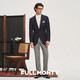 Full Monty [Italien importiert VBC] Anzug Jacke Herren Business Professional Woll Anzug Anzug High-End Singles Navy Blue 1293 42