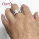 GsunG platinum PT950 men's and women's large wide ring men's simple large ring about 10 grams customized contact customer service