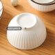 Hegawawu ceramic bowl underglaze color 4.5-inch rice bowl Japanese creative noodle bowl 6 pieces microwave usable elegant lines