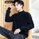 Der neue Herbst- und Winter-Halb-Turt-Turtleneck-Pullover für Männer im koreanischen Stil, verdickter Basishemd, vielseitige warme Strickfaden-Faden-Mantel-Trend 9905 Khaki L (110-125jin [Jin gleich 0,5 kg])