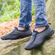 
Autumn and winter soft sole non-slip men's shoes middle-aged sports and casual shoes one-legged hiking shoes without laces for the elderly travel shoes 1502 green 42