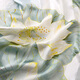 
Hang Silk House Silk Mulberry Silk Chinese Style Silk Scarf Shawl Outside Wearing Wife Mother's Birthday Gift Box for Women Practical Green Lotus