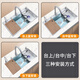 松派厨房水槽大单槽304不锈钢水槽68x48 75x48 800mm 880mm 900mm 850 水槽+防臭下水-无龙头 880*480mm
