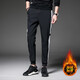 Kaduton Pants de verano de moda para hombres Moda para adolescentes y pantalones casuales Pantalones del estilo coreano Slim Nine-Point Pocket Men Pocket XL
