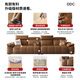 DDCDDC Italienische Top -Layer -Kuhlädensofa moderne einfache kleine Wohnzimmer Direkter Ledersofa 9230 Ledersofa 1,23 m (Doppelposition) JJ 1 Flaggschiff Version