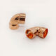 Customized copper elbow copper 90 degree welding elbow socket elbow expansion equal diameter copper pipe elbow copper pipe accessories inner diameter 50* wall thickness 1.5mm