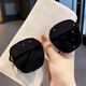 Mijilin 2022 new style sunglasses for women, sun protection, slimming, large frame, fashionable Korean version, Internet celebrity, same style, versatile sunglasses, white glasses + mirror box + mirror cloth