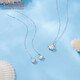 Lukfook Jewelry Platinum 950 Shell Platinum Necklace for Women Price Approximately 2.00g