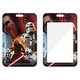 Geeignet für Star Wars -Kartenpakete für Essenskarten Campus -Karten Buskarte Student Wasserkarten Arbeitskarten Arbeitskarten Zertifikat Sets Schulkarten (Kartensets + weißes kurzes Lederseil) Ka11954