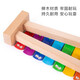 LININYUAN Orff Percussion Instrument Kinder Xylophon 15-klingende Klavier Aluminiumblatt Klavier 8-Tone Aluminiumplatte Piano Spielzeug Hand-Knopf Klavier Kindergarten Piano + Dinosaurier Puzzle