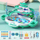 Katio Electric Diaoyutai Toy Children's Early Education Baby 1 to 2 Years Old Birthday Gift for 3 Boys and 6 Girls Rechargeable Version Green Dolphin Flying Three-layer Model Same Day Collection Order with 10 More Fishes/Writable Greeting Cards