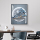 
Shunjixiangli light luxury meter box decoration painting vertical version without punching modern simple restaurant cover switch box hanging painting living room mural JD12049 Fulu Xiangsui 50*70cm (blocking 40*60) hydraulic black frame