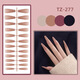 奈妮娜 NAIL NINA【条装】长芭蕾欧美亮面指甲贴片假指甲成品24片穿戴美甲工具甲片 TZ长芭蕾-692黑