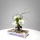 Décorations de fleurs d'imitation de luxe légère moderne personnalisée négocier la table basse de salle de modèle de bureau de salle de bain lavabo de toilette fausse décoration de fleurs 719 (un appareil à fleurs + combinaison d'art de fleurs)