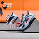 
Anta children's running shoes new style rotary buckle breathable mesh men and women children's shoes shock-absorbing wear-resistant non-slip girls' sneakers [Girls] Black/Anta white/Colorful blue 9901-4 28