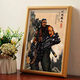I am convinced by virtue and funny paintings. I am teaching you how to be a human. Ancient portrait paintings, photo frames, dormitory desktop decoration paintings and tables. I am convinced by virtue and I am teaching you how to be a human (with frames) 10 inches [22*27*3cm]