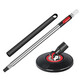 Baijiaaoshi Rotary Mop Stange Universal Mop Kopf Ersatz Kopf Mop Kopftuch Haushaltsboden -Mop -Kopfzubehör [verbesserte Plastikplatte + Par Stange + 1 Baumwollkopf]