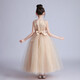 Dev Ake Kinderkleid Girl Prinzessin Rock Moderatorin High-End Piano Performance Evening Kleid Kleid mit kleinem Mädchen Hochzeits Sommer Big Boy BX683 Langarmer Champagnerfarbe 160 (Empfohlen 71-85 Jin [Jin Equals Equals ärgerlich]))