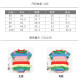 Youth-friendly baby baby clothes summer short-sleeved male and female babies rainbow striped triangle bag fart clothes newborn full month one year old summer clothes rainbow striped triangle hoodie 73cm