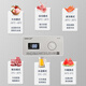 Xueshixi commercial refrigerator freezer large capacity horizontal refrigeration and freezing dual-purpose super large copper pipe freezer double temperature refrigerator refrigerator large capacity refrigerator 828 double temperature copper pipe upgrade model [middle with partition]