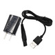 ACZM Yier Bald Head Artifact Haircutter Razor Charging Cable Shaving Head Machine LK678 LK6302 YE6900 JK589 M4300 Charging USB Cable Haircut Charging USB Cable